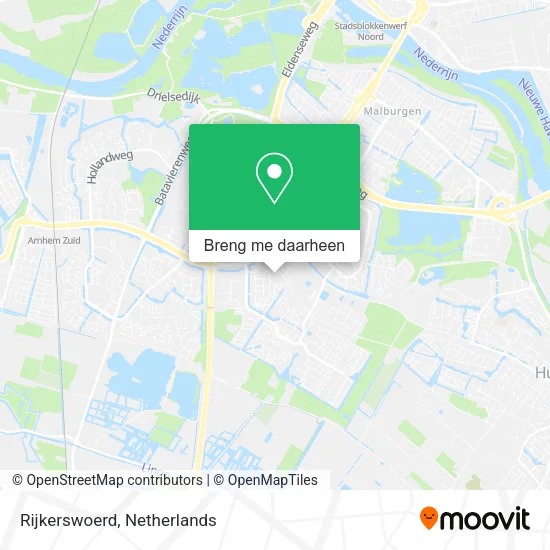 Rijkerswoerd kaart