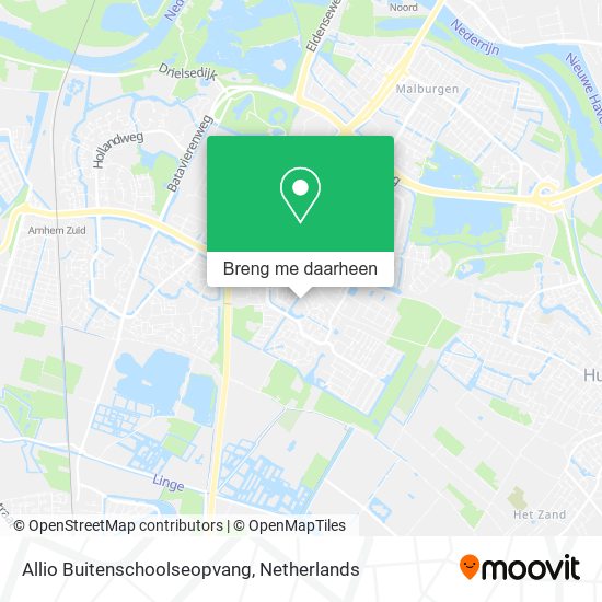 Allio Buitenschoolseopvang kaart