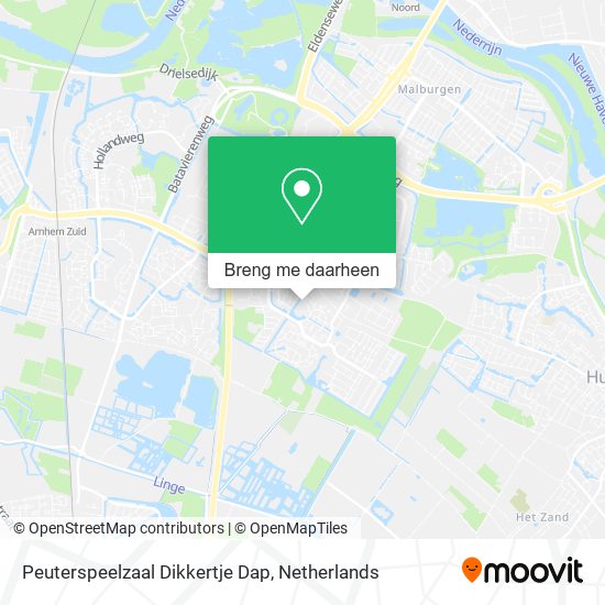 Peuterspeelzaal Dikkertje Dap kaart