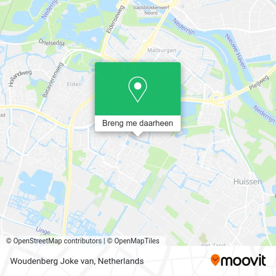 Woudenberg Joke van kaart