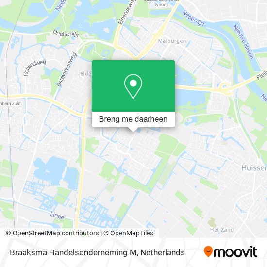 Braaksma Handelsonderneming M kaart