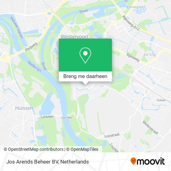 Jos Arends Beheer BV kaart