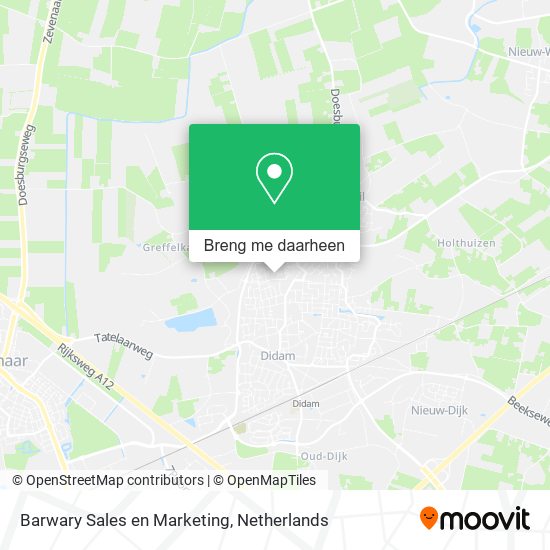 Barwary Sales en Marketing kaart