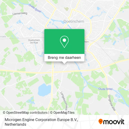 Microgen Engine Corporation Europe B.V. kaart