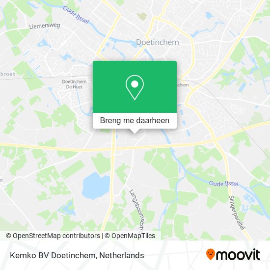 Kemko BV Doetinchem kaart