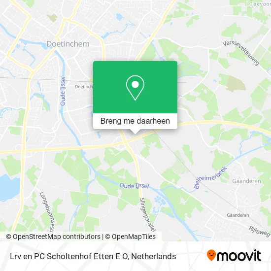 Lrv en PC Scholtenhof Etten E O kaart