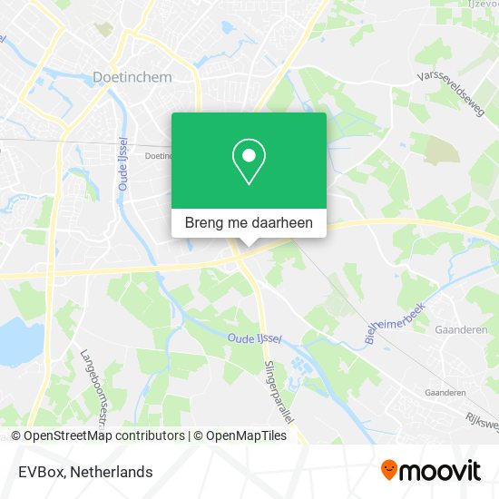 EVBox kaart