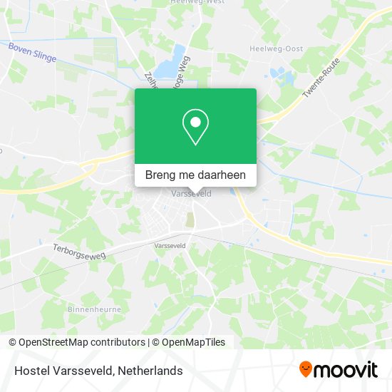 Hostel Varsseveld kaart