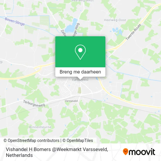 Vishandel H Bomers @Weekmarkt Varsseveld kaart