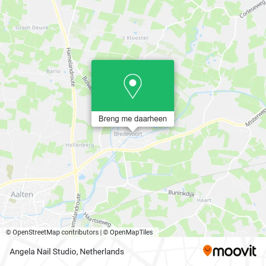 Angela Nail Studio kaart