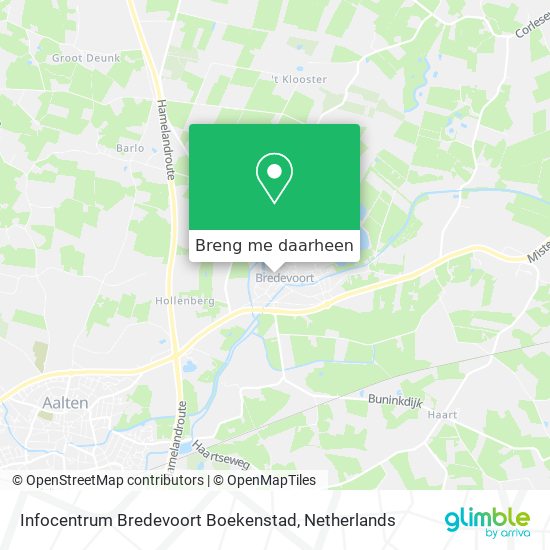 Infocentrum Bredevoort Boekenstad kaart