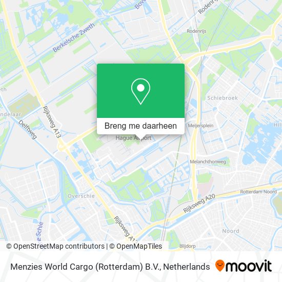 Menzies World Cargo (Rotterdam) B.V. kaart