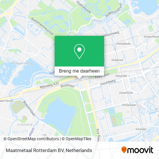 Maatmetaal Rotterdam BV kaart