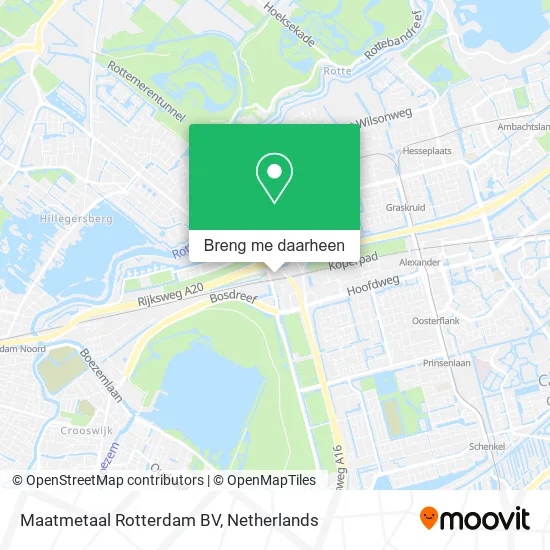 Maatmetaal Rotterdam BV kaart