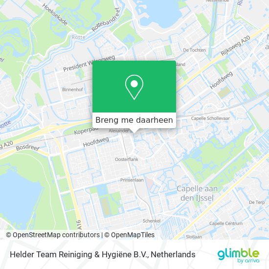 Helder Team Reiniging & Hygiëne B.V. kaart