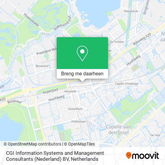 CGI Information Systems and Management Consultants (Nederland) BV kaart