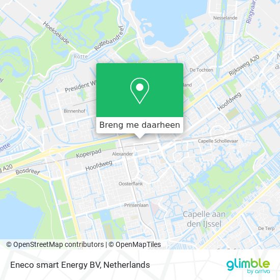 Eneco smart Energy BV kaart