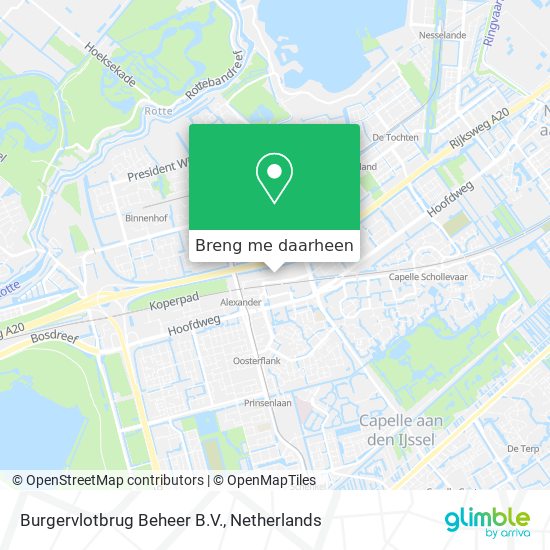 Burgervlotbrug Beheer B.V. kaart