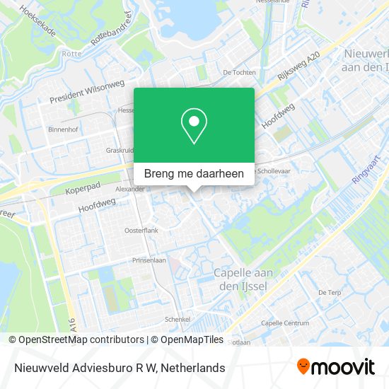 Nieuwveld Adviesburo R W kaart