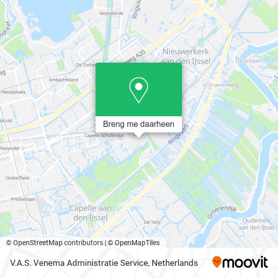 V.A.S. Venema Administratie Service kaart