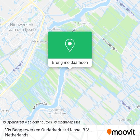 Vis Baggerwerken Ouderkerk a / d IJssel B.V. kaart