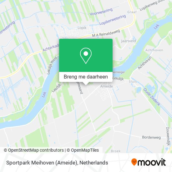 Sportpark Meihoven (Ameide) kaart