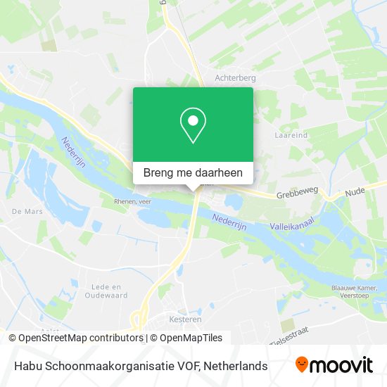 Habu Schoonmaakorganisatie VOF kaart