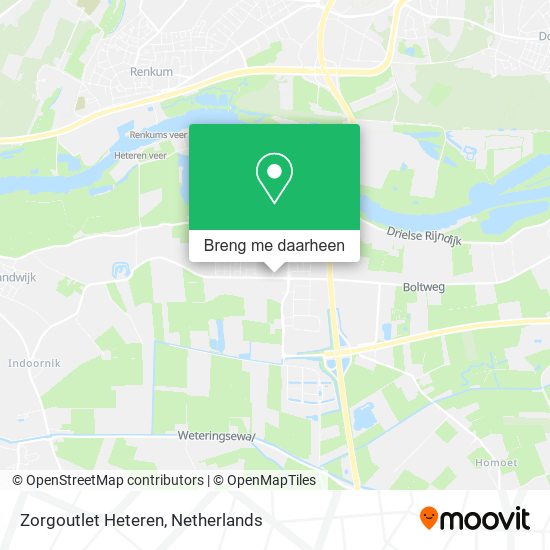 Zorgoutlet Heteren kaart