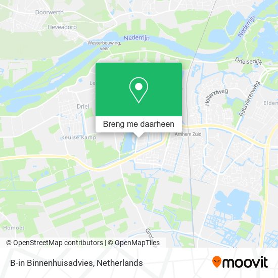 B-in Binnenhuisadvies kaart