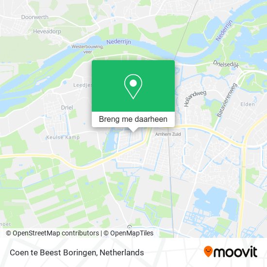Coen te Beest Boringen kaart