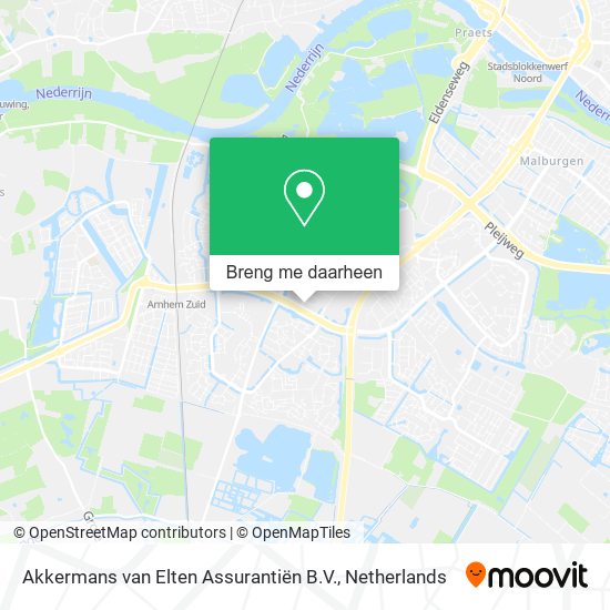Akkermans van Elten Assurantiën B.V. kaart