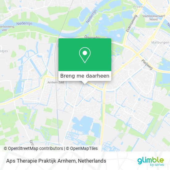 Aps Therapie Praktijk Arnhem kaart