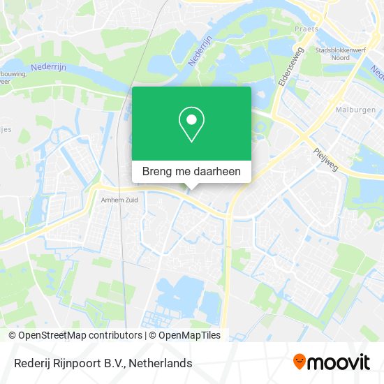 Rederij Rijnpoort B.V. kaart