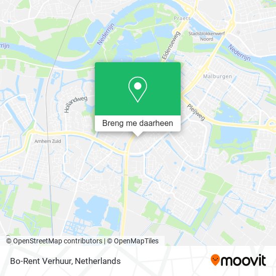 Bo-Rent Verhuur kaart