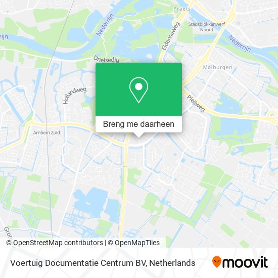 Voertuig Documentatie Centrum BV kaart