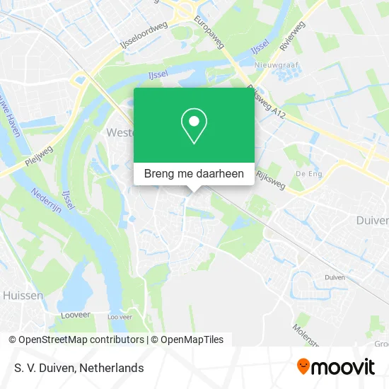 S. V. Duiven kaart