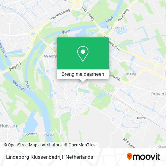 Lindeborg Klussenbedrijf kaart