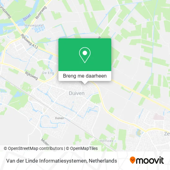 Van der Linde Informatiesystemen kaart