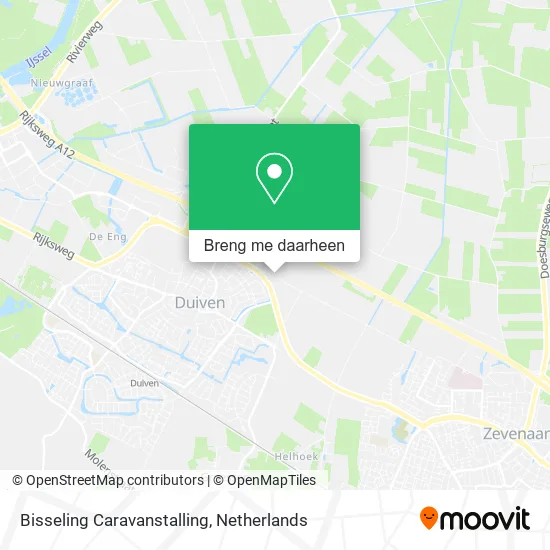 Bisseling Caravanstalling kaart