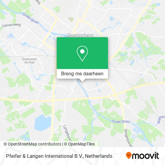 Pfeifer & Langen International B.V. kaart