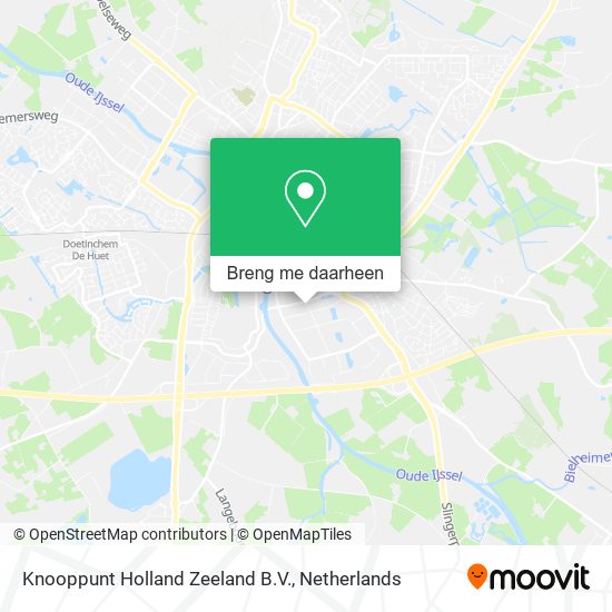 Knooppunt Holland Zeeland B.V. kaart