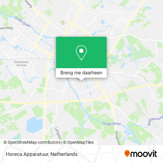 Horeca Apparatuur kaart