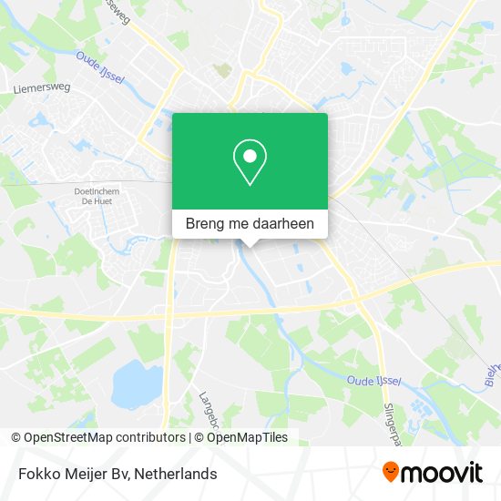 Fokko Meijer Bv kaart