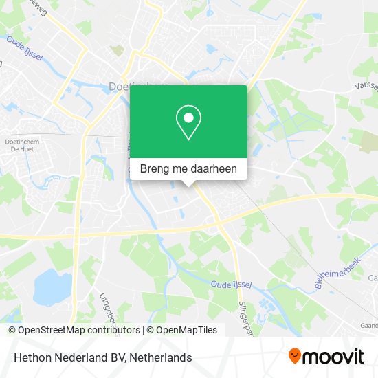 Hethon Nederland BV kaart