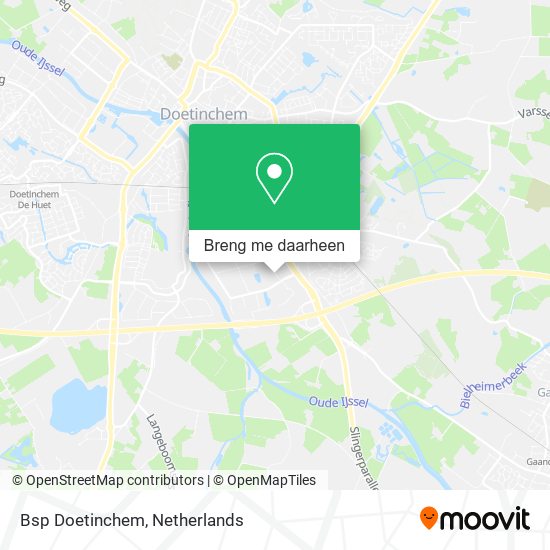 Bsp Doetinchem kaart