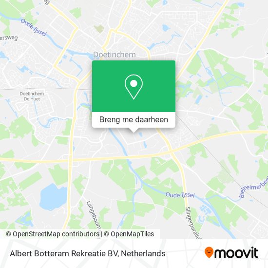 Albert Botteram Rekreatie BV kaart