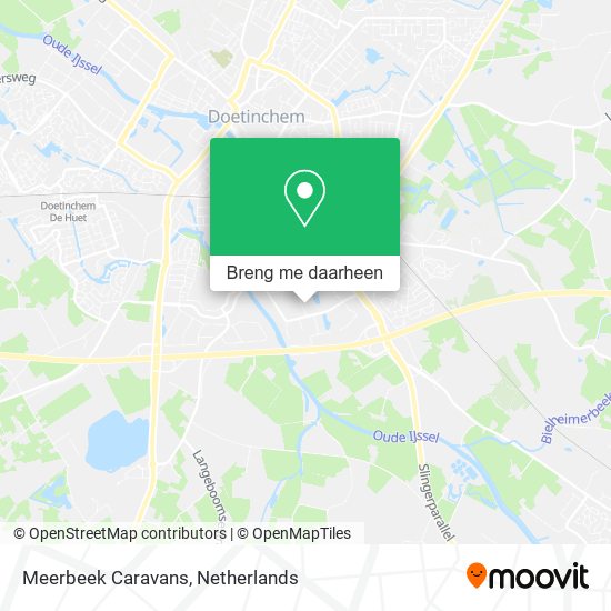 Meerbeek Caravans kaart