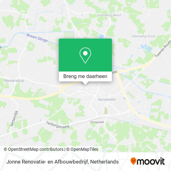 Jonne Renovatie- en Afbouwbedrijf kaart