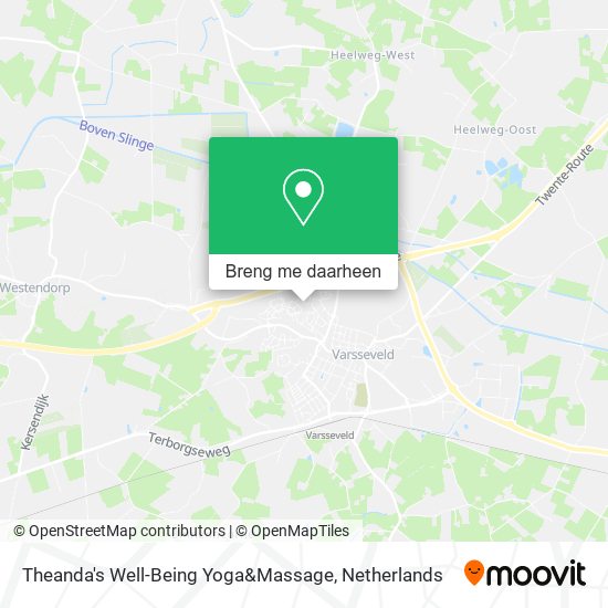 Theanda's Well-Being Yoga&Massage kaart