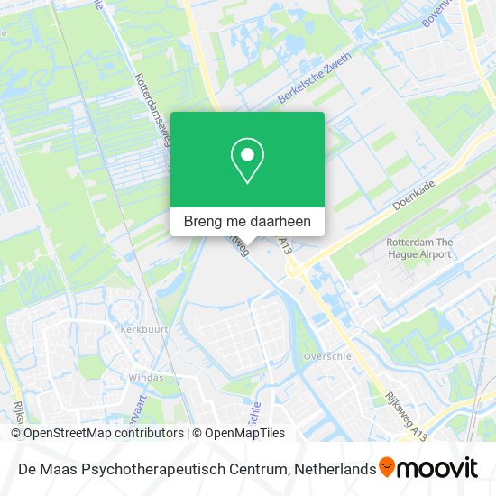 De Maas Psychotherapeutisch Centrum kaart